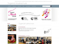 jugend-musikschule.de Webseite Vorschau