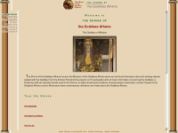 goddess-athena.org Webseite Vorschau