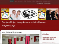 sanjuro-dojo.com Webseite Vorschau