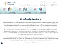orgelstadt-hamburg.de Webseite Vorschau