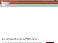 wirtschafts-forum-wuppertal.de Webseite Vorschau