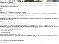 typo3camp.ch Webseite Vorschau