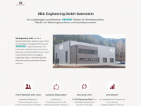 sba-engineering.at Webseite Vorschau