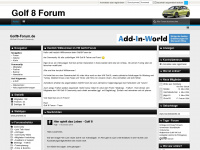 golf8-forum.de Webseite Vorschau