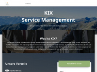 kixdesk.at Webseite Vorschau