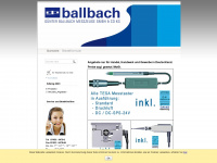 ballbach-shop.de Webseite Vorschau