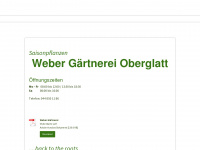 weber-gaertnerei-oberglatt.ch Webseite Vorschau