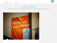 luthererleben.blog Webseite Vorschau