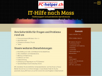 pc-helper.ch Webseite Vorschau