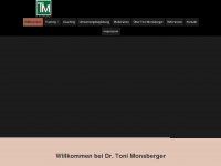 tonimonsberger.at Webseite Vorschau