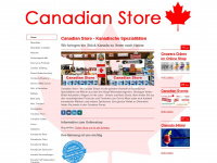 canadianstore.ch Webseite Vorschau