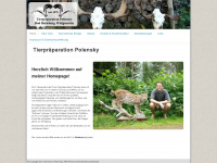 tierpraeparation-polensky.de Webseite Vorschau