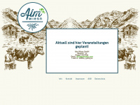 almwiesn.com Webseite Vorschau