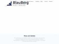 blauberg.at Webseite Vorschau