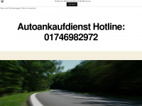 autoankaufdienst.wordpress.com Webseite Vorschau