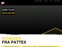 pattex.dk Webseite Vorschau