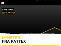 pattex.no Webseite Vorschau