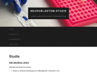 neuroblastom-studie.de Webseite Vorschau