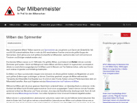 milbenmeister.de Webseite Vorschau
