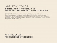 artistic-color.de Webseite Vorschau