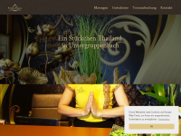 thongthara-thaimassage.de Webseite Vorschau