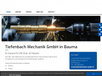 tiefenbach-gmbh.ch Webseite Vorschau