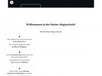 magieschule.at Webseite Vorschau