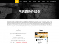 paranthropologyjournal.weebly.com Webseite Vorschau