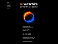 waschke-sanitaer.de Webseite Vorschau