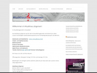 musikhaus-joergensen.de Webseite Vorschau