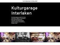 kulturgarage-interlaken.ch Webseite Vorschau