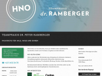 hno-ramberger.at Webseite Vorschau