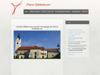 pfarre-goettlesbrunn.at Webseite Vorschau