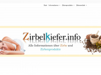 zirbelkiefer.info Webseite Vorschau