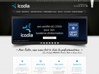 icodia.com Webseite Vorschau