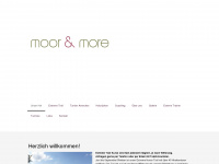moorandmore.ch Webseite Vorschau