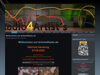 artists4radio.de Webseite Vorschau
