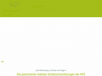 hpz-schallschutz.de Webseite Vorschau