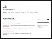 forum1welt.eu Webseite Vorschau