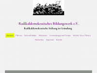 radikaldemokratische-stiftung.org Webseite Vorschau