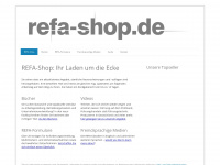refa-shop.de Webseite Vorschau