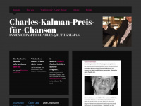 charleskalman-preis.com Webseite Vorschau