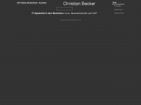 christianbecker.name Webseite Vorschau