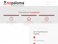 nopaloma.net Webseite Vorschau
