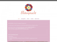 bluetenpracht.net Webseite Vorschau