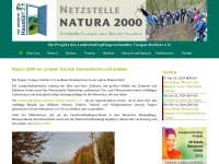 natura-in-nordsachsen.de Webseite Vorschau