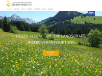 landschaftspflege-allgaeu.de Webseite Vorschau