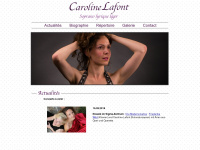 caroline-lafont.com Webseite Vorschau