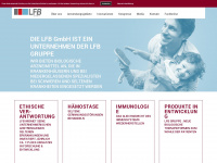 lfb-pharma.de Webseite Vorschau