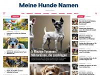 meinehundenamen.com Webseite Vorschau